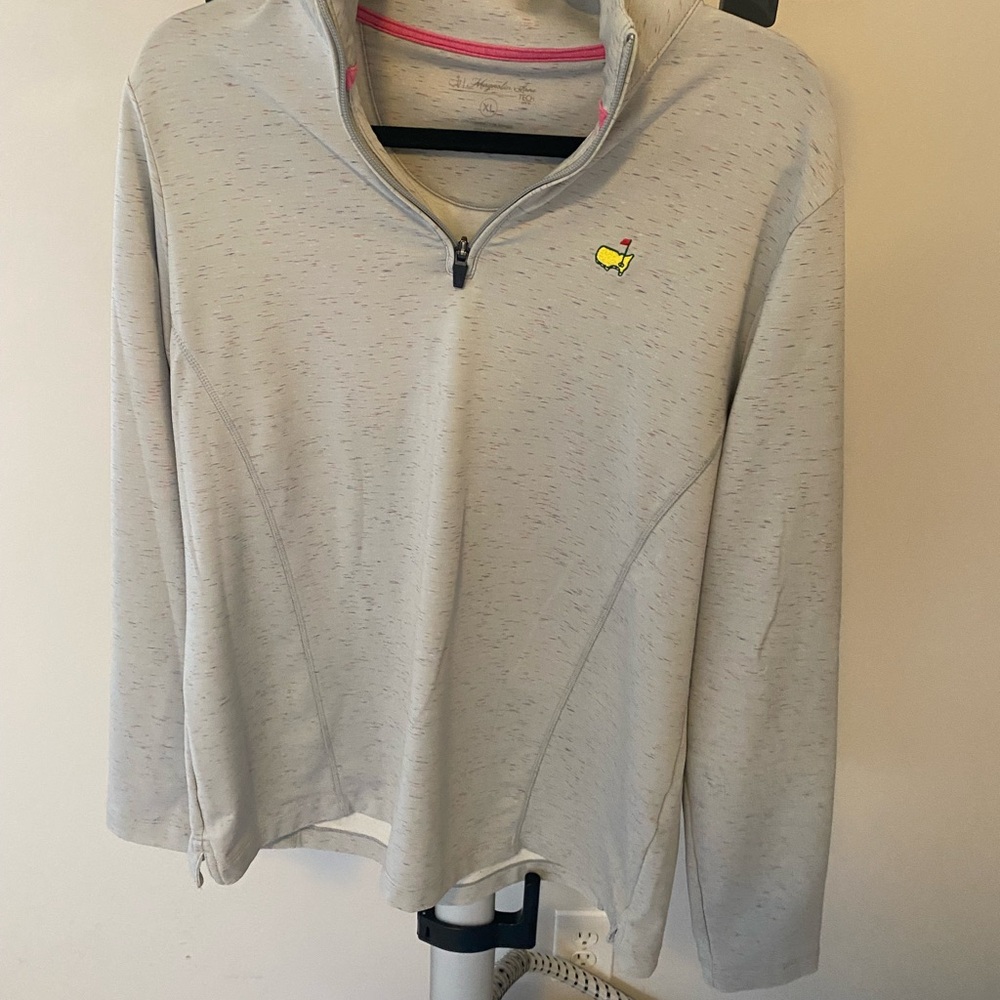 Masters Women Heather Gray Quarter-Zip Pullover